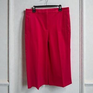 NWT Ann Taylor Red Wide Leg Pants